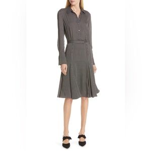 NEW Equipment Femme Bancort Flared Hem Shirtdress Long Sleeve – Size 0